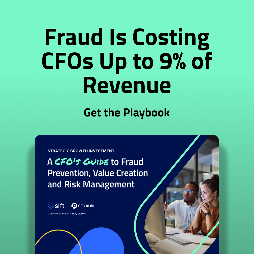 A CFO's Guide to Fraud Prevention | Sift
